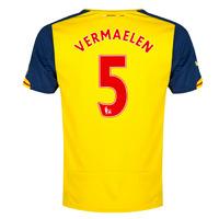 2014 15 arsenal away shirt vermaelen 5 kids