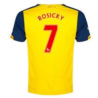 2014-15 Arsenal Away Shirt (Rosicky 7) - Kids