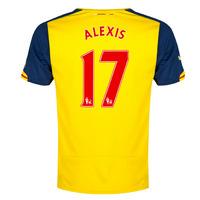 2014-15 Arsenal Away Shirt (Alexis 17) - Kids