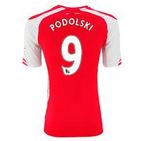 2014-15 Arsenal Home Shirt (Podolski 9) - Kids