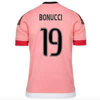 2015-16 Juventus Away Shirt (Bonucci 19)