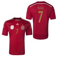 2014-15 Spain World Cup Home Shirt (Raul 7) - Kids