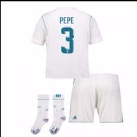 2017-17 Real Madrid Home Full Kit (Pepe 3)