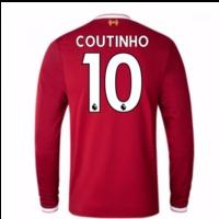 2017 18 liverpool home long sleeve shirt kids coutinho 10