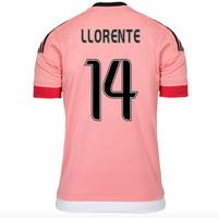 2015 16 juventus away shirt llorente 14 kids