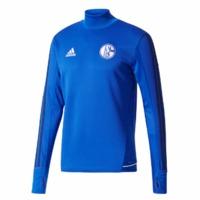 2017 2018 schalke adidas training top blue kids