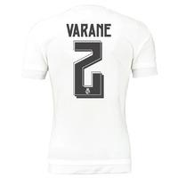 2015-16 Real Madrid Home Shirt (Varane 2) - Kids