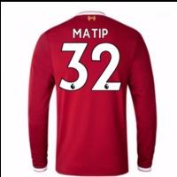 2017 18 liverpool home long sleeve shirt kids matip 32