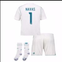 2017-17 Real Madrid Home Full Kit (Navas 1)