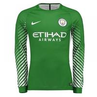 2017 2018 man city home nike goalkeeper shirt green kids