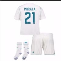 2017 17 real madrid home full kit morata 21