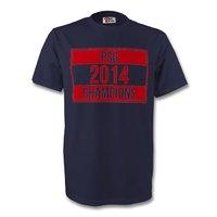 2014 champions tee navy kids