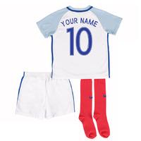 2016-17 England Home Little Boys Kit (Your Name)