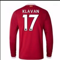 2017 18 liverpool home long sleeve shirt kids klavan 17