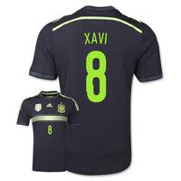 2014 15 spain away world cup shirt xavi 8 kids