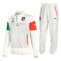 2014 15 italy puma leisure tracksuit white kids