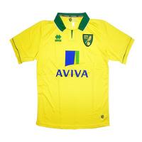 2012-2013 Norwich City Errea Home Football Shirt