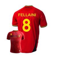 2014 15 belgium world cup home shirt fellaini 8 kids