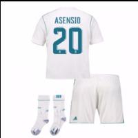 2017-17 Real Madrid Home Full Kit (Asensio 20)