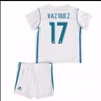 2017-18 Real Madrid Home Baby Kit (Vazquez 17)