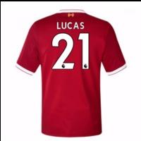 2017-18 Liverpool Home Short Sleeve (Kids) (Lucas 21)