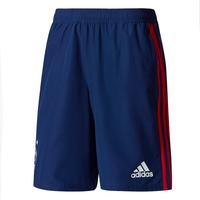 2017-2018 Ajax Adidas Woven Shorts (Dark Blue)