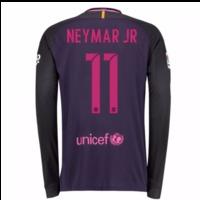 2016-17 Barcelona Away Long Sleeve Shirt (Neymar JR 11)