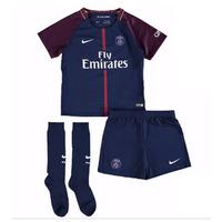 2017-2018 PSG Home Nike Little Boys Mini Kit