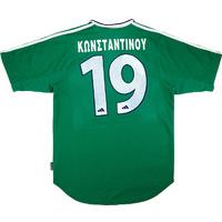 2001 02 panathinaikos home shirt konstantinou 19 very good s