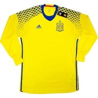 2016-17 Spain Player Issue Adizero GK Away L/S Shirt *BNIB* XL