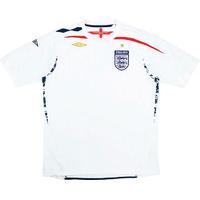 2007-09 England Home Shirt (Excellent) XXL