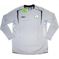 2005-07 Ireland Player Issue Grey GK Shirt *w/Tags* XXL