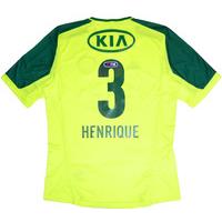 2012 Palmeiras Fourth Shirt Henrique #3 *w/Tags*