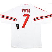 2007 08 ac milan player issue away domestic ls shirt pato 7 wtags