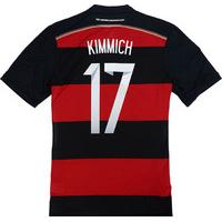 2014 15 germany player issue away shirt 4 star kimmich 17 wtags