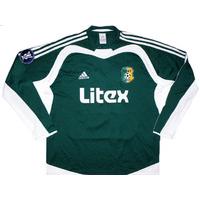 2005-06 Litex Lovech Match Issue Away L/S Shirt Caillet #18