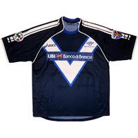 2007 08 brescia match issue third shirt savio 20