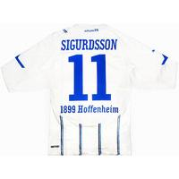 2011-12 TSG Hoffenheim Player Issue Away L/S Shirt Sigurdsson #11