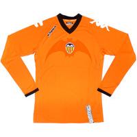 2010-11 Valencia Player Issue European Away L/S Shirt *BNIB* L