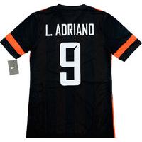 2013-15 Shakhtar Donetsk Player Issue Home European Shirt L.Adriano #9