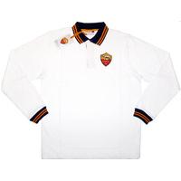 2013-14 Roma Polo L/S White T-Shirt *BNIB* BOYS