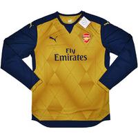 2015-16 Arsenal Player Issue Away European L/S Shirt (PRO Fit) *BNIB*