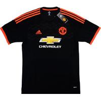 2015-16 Manchester United Adizero Player Issue European Third Shirt