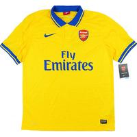 2013 14 arsenal away shirt wtags xl