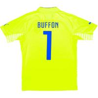 2014 15 italy player issue gk home shirt buffon 1 wtags