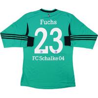 2013-15 Schalke Player Issue Formotion Third L/S Shirt Fuchs #23