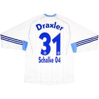 2011 12 schalke player issue away ls shirt draxler 31 wtags