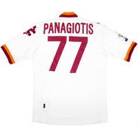 2012-13 Roma Match Issue TIM Cup Away Shirt Panagiotis #77