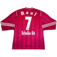 2011-12 Schalke Player Issue Third L/S Shirt Raul #7 *w/Tags* L