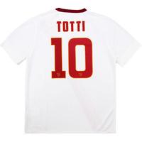 2014-15 Roma Away Shirt Totti #10 *w/Tags* XXL